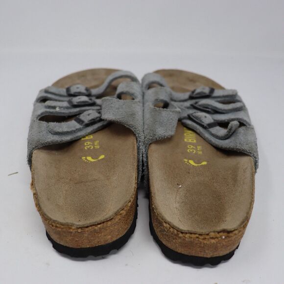 Birkenstock Berki's Sandals Grey Suede 39 Germany Florida - Picture 4 of 7